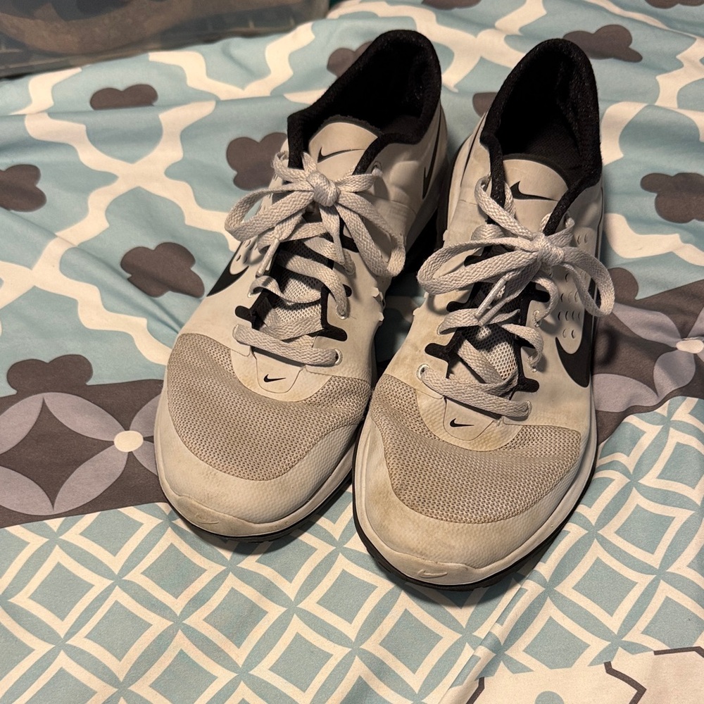 Nike White and Black Athletic Shoes